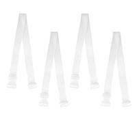 Uxcell Clear Invisible Adjustable Replacement Bra Shoulder Straps for Women Clear-1 10 mm Width