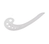uxcell Comma Shaped 42cm Drawing Template Tool French Curve Ruler, Clear (a16012000ux0660)