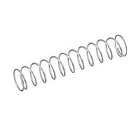 uxcell Compression Spring,304 Stainless Steel,10mm OD,0.7mm Wire Size,9mm Compressed Length,50mm Free Length,11.8N Load Capacity, Silver Tone,5pcs
