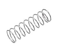 uxcell Compression Spring,304 Stainless Steel,16mm OD,1mm Wire Size, 30mm Compressed Length,50mm Free Length,5.9N Load Capacity for Home Projects, Silver Tone, 5pcs