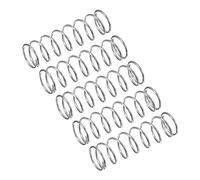 uxcell Compression Spring, 5Pcs 304 Stainless Steel, 11mm OD, 0.6mm Wire Size, 35mm Free Length, Silver Tone