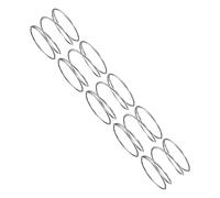 uxcell Compression Spring, 5Pcs 304 Stainless Steel, 6mm OD, 0.4mm Wire Size, 5mm Free Length, Silver Tone