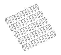 uxcell Compression Spring, 5Pcs 304 Stainless Steel, 9mm OD, 0.6mm Wire Size, 40mm Free Length, Silver Tone