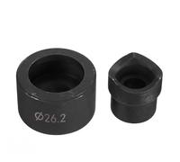 uxcell Conduit Punch and Die 26.2mm Chrome Steel Manual Knockout Punch Conduit Hole Cutter Set for Hydraulic Knock Out Driver