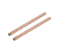 uxcell Copper Round Tube, 12mm OD 1mm Wall Thickness 200mm Length Straight Pipe Tubing 2 Pcs