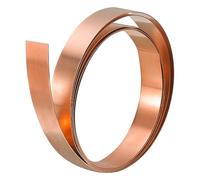 uxcell Copper Sheet Roll, Metal Foil Plate 1000mm x 10mm x 0.4mm