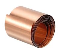 uxcell Copper Sheet Roll, Metal Foil Plate 1000mm x 40mm x 0.05mm