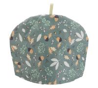 uxcell Cotton Tea Cozy, Vintage Floral Teapot Cover, 11x9" Insulated Handmade Tea Cozy Covers for Teapot Keeps Warm Dust Multi-Color for Tea Sets Home Kitchen Decor, Green Leaves