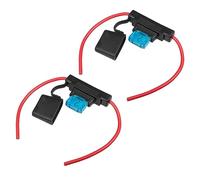 Uxcell DC 12V 10 Gauge Car in Line Inline Fuse with Holder 60A Large Fuse