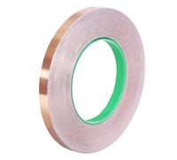 uxcell Double-Sided Conductive Tape Copper Foil Tape Adhesive 8mm x 50m/164ft for Guitar, EMI Shielding Crafts, Electrical Repairs, Stained Glass 1pcs