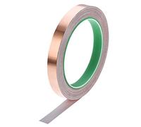 uxcell Double Sided Conductive Tape Slug Repellent Copper Foil Tape Adhesive 12mm x 20m/21.8yards Length for Guitar, EMI Shielding Crafts, Electrical Repairs, Stained Glass