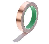 uxcell Double Sided Conductive Tape Slug Repellent Copper Foil Tape Adhesive 20mm x 20m/21.8yards Length for Guitar, EMI Shielding Crafts, Electrical Repairs, Stained Glass