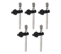 uxcell Drill Chuck Key Wrench 8mm Diameter 11 Teeth Carbon Steel Drill Clamping Tool Replacement Drill Press Chuck Key Wrench for 3-16mm Drill Chuck Silver 5pcs