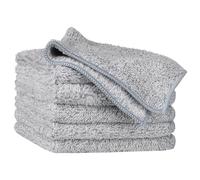 Uxcell Gray Microfiber Cleaning Cloth, Ultra Soft Absorbent Lint Free Cleaning Rags for Housekeeping Cleaning Supplies, Reusable Cleaning Cloths for House Washable 6 Pack 25cm x 25cm