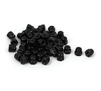 uxcell Hex Cap Nuts - 50Pcs M3 Dome Nuts Carbide Steel Hexagon Decorative Cap Nut for Screws Bolts Black