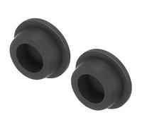uxcell High Temp Silicone Plug Mount Dia 27mm/1.06 inch T Shaped Rubber Stopper Hole Plugs for Powder Coating Plating Waterproof Plugs Sealing Plugs Black Pack of 2(OD 34mm)
