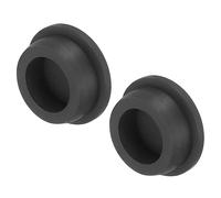 uxcell High Temp Silicone Plug Mount Dia 31mm/1.22 inch T Shaped Rubber Stopper Hole Plugs for Powder Coating Plating Waterproof Plugs Sealing Plugs Black Pack of 2(OD 37mm)