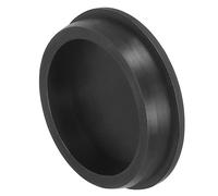 uxcell High Temp Silicone Plug Mount Dia 66mm/2.59 inch T Shaped Rubber Stopper Hole Plugs for Powder Coating Plating Waterproof Plugs Sealing Plugs Black Pack of 1(OD 72mm)