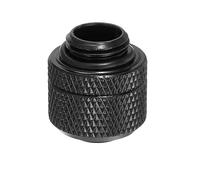 uxcell Hose Fitting Quick Connector Set G1/4 20x22mm for Water Cooling System Black 1pcs