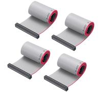 uxcell IDC Wire Flat Ribbon Cable FC/FD Connector A-Type 40Pins 2.54mm Pitch 0.5m Length Gray, 4pcs