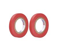 uxcell Insulating Tape 10mm/0.39inch Width 14.5M/47.5ft Long 0.15mm Thick PVC Electrical Tap for Max. 400V 80C Use Red 2pcs