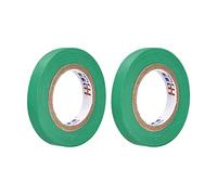 uxcell Insulating Tape 10mm/0.39inch Width 14.5M/47.5ft Long 0.15mm Thick PVC Electrical Tap for Max. 400V 80C Use Green 2pcs