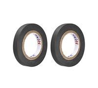 uxcell Insulating Tape 10mm/0.39inch Width 14.5M/47.5ft Long 0.15mm Thick PVC Electrical Tap for Max. 400V 80C Use Black 2pcs