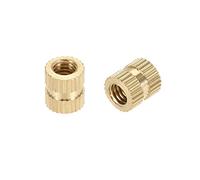 uxcell knurled Insert Nuts, 30Pcs M5 x 0.8mm Female Thread Brass Threaded Insert Embedment Nut for 3D Printer