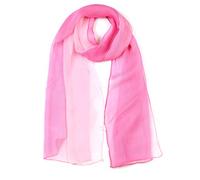Uxcell Long Chiffon Light Wedding Scarf Silky Gradient Color Party Shawl Spring Summer Beach Wrap for Women Pink 63"x19.6"