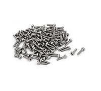 uxcell M2 x 8mm 0.4mm Pitch 304 Stainless Steel Hex Socket Head Cap Screw DIN912 120pcs