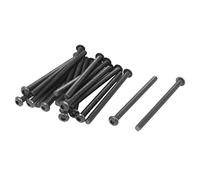 uxcell M3 x 45Mm Alloy Steel Hex Socket Button Head Screws Black 20 Pcs