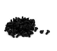 uxcell M4 x 10mm Metric Hex Socket Countersunk Head Screw Bolts Black 100PCS