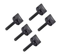 uxcell M4 x 20mm Thumb Screw Bolt Hand Driven Spade Nylon Plastic Screws Metric Thread for RC Model Aircraft 5 Pcs