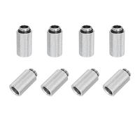 uxcell Male to Female Extender Fitting G1/4 x 30mm for PC Water Cooling System Silver 8pcs