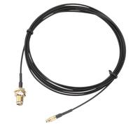 uxcell MMCX Male to SMA Female Bulkhead,Pigtail Antenna Coaxial RF1.37 Low Loss Cable,RF Coaxial Connector,79inch