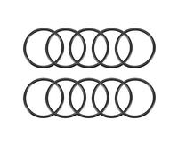 uxcell Nitrile Rubber O-Rings 46mm OD 40mm ID 3mm Width, Metric Sealing Gasket, Pack of 10