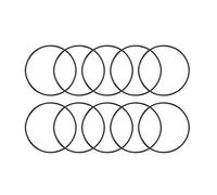 uxcell Nitrile Rubber O-Rings 46mm OD 43mm ID 1.5mm Width, Metric Nitrile Rubber Sealing Gasket, Pack of 10