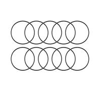 uxcell Nitrile Rubber O-Rings 52mm OD 49mm ID 1.5mm Width, Metric Nitrile Rubber Sealing Gasket, Pack of 10