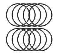 uxcell Nitrile Rubber O-Rings 72mm OD 66mm ID 3mm Width, Metric Sealing Gasket, Pack of 10