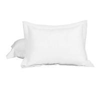 uxcell Pillow Shams 2 Pack Soft Brushed Microfiber Envelope Closure Pillowcases Boudoir(12"x16") Snow White