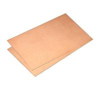 uxcell Pure Copper Sheet, 2pcs 6" x 4" x 0.02" 24 Gauge T2 Copper Metal Plate for Crafts, Electrical Repairs, Industry