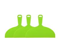 uxcell Putty Scraper 10" Plastic Flexible Putty Knives Disposable Spreader for Taping Drywall Wall Painting Green 3pcs