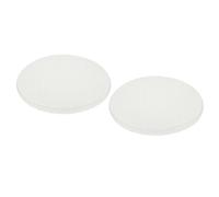 Uxcell Round Bar Stool Covers 2 Pack, Round Chair Covers with Elastic Bands Dia.11-14", Round Seat Cushions for Chairs Stool Slipcovers - White