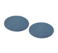 Uxcell Round Bar Stool Covers 2 Pack, Round Chair Covers with Elastic Bands Dia.11-14", Round Seat Cushions for Chairs Stool Slipcovers - Blue