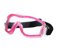 Uxcell Safety Glasses, Anti-Fog Goggles Protective Scratch Resistant Clear Lens Work Outdoor Eye Protection Safety Goggles for Men Women Industrial Lab, Pink