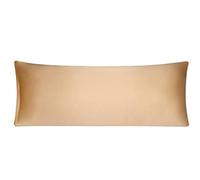 uxcell Satin Body Pillow Case, Caramel Silky Body Pillowcases for Hair and Skin, 21x54 Long Pillow Covers with Zipper Closure
