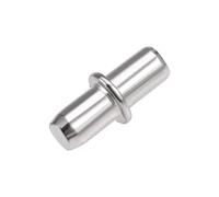 uxcell Shelf Bracket Pegs 5x16mm Stainless Steel Cylindrical Shape Shelf Holder Support Pins for Cabinet Bookcase 20 Pcs