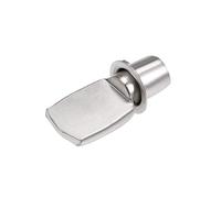 uxcell Shelf Bracket Pegs 7x25mm Nickel Plated Flat Spoon Shape Shelf Holder Support Pins with Mounting Nuts 50 Pcs