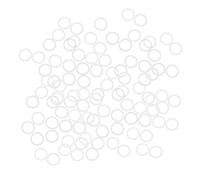 uxcell Silicone O-Rings, 13mm OD 10mm ID 1.5mm Width VMQ Seal Gasket for Compressor Valves Pipe Repair, White, Pack of 100