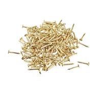 uxcell Small Tiny Nails 1.2x10mm(DxL) for Wooden DIY Decorative Pictures Boxes Household Accessories Brass Tone 300pcs